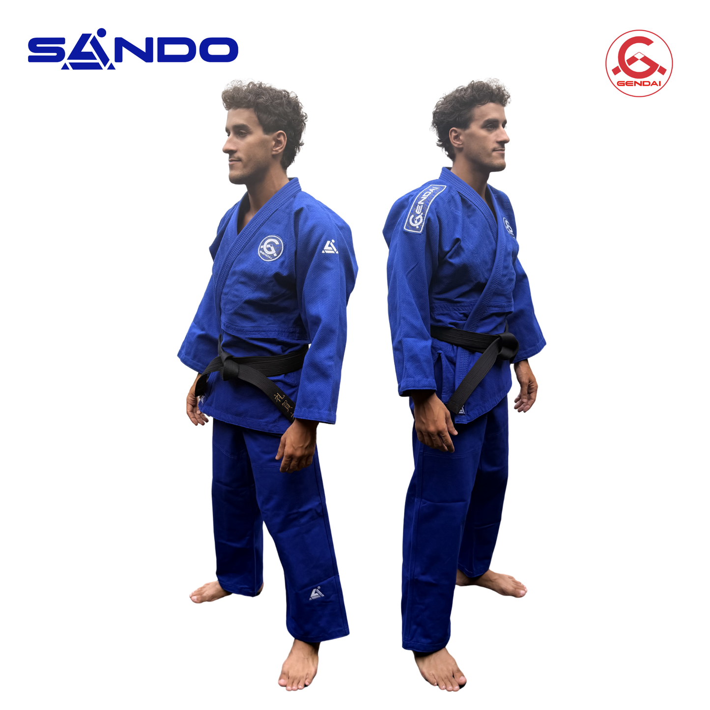 JUDOGI SANDO - GENDAI (Azul)