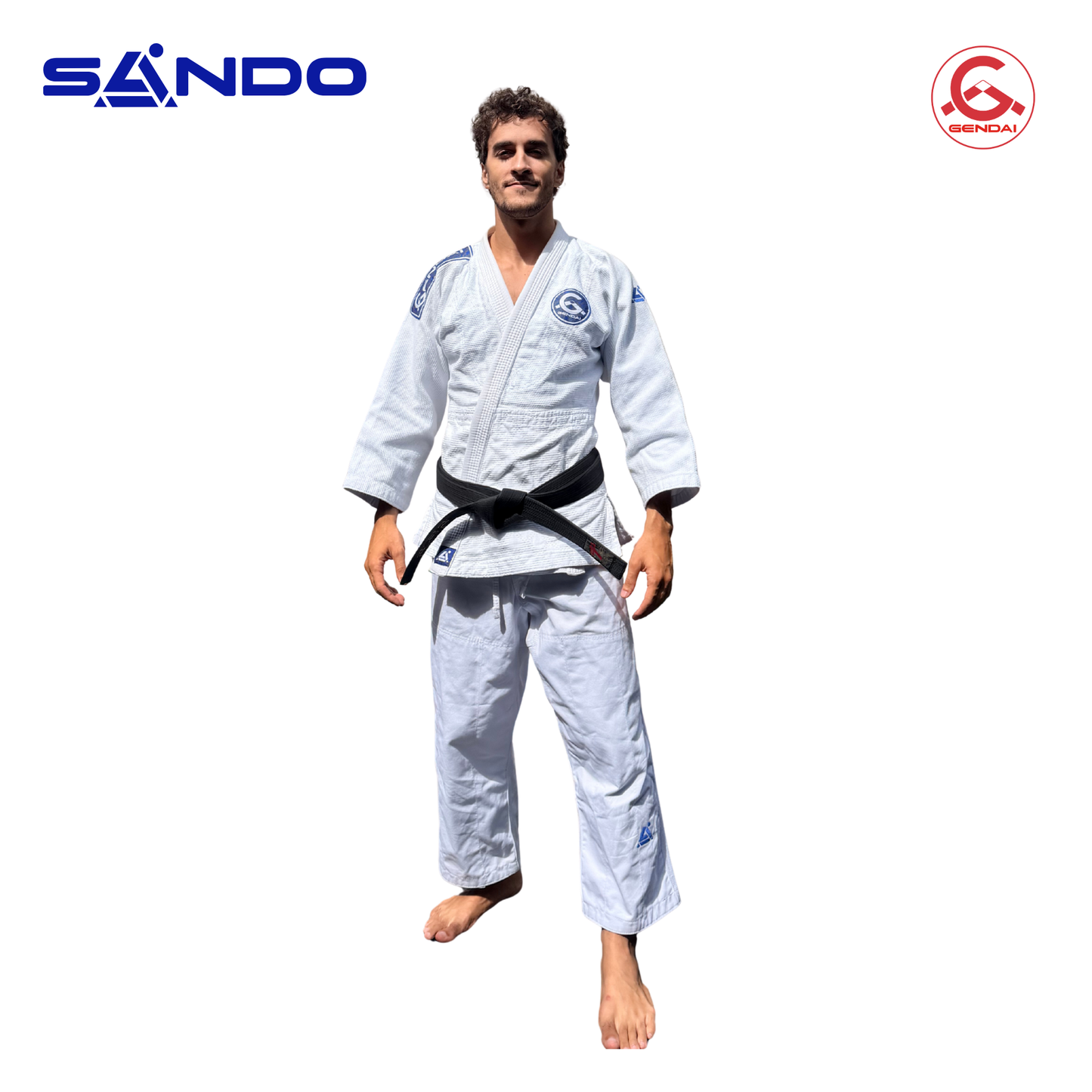 JUDOGI SANDO - GENDAI (Blanco)