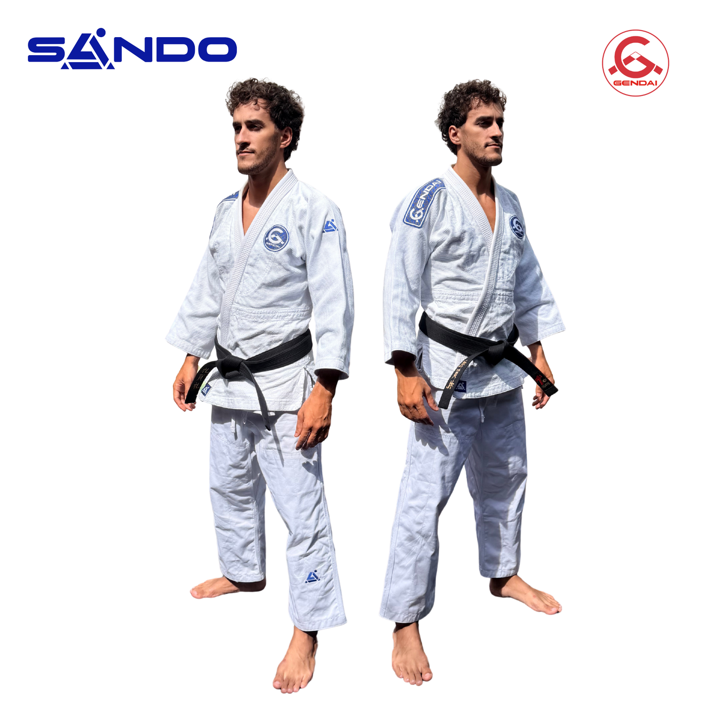JUDOGI SANDO - GENDAI (Blanco)